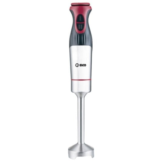 Frullatore a immersione Elco PB-4203-2 in acciaio inossidabile da 1200 W, 0,8 l, due velocità, nero/rosso