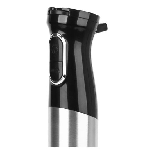 Mixeur plongeant Emerio 1000 W avec 2 lames en acier inoxydable et protection anti-éclaboussures