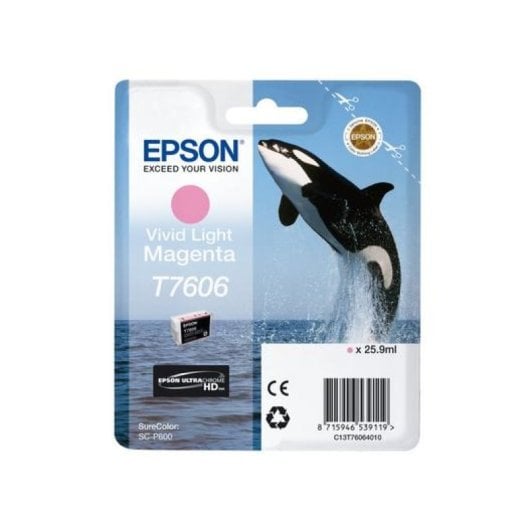 Cartuccia d'inchiostro Epson Surecolor SC-P600 Magenta chiaro 25,9 ml Originale