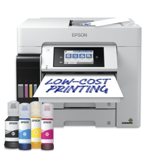 Stampante multifunzione a getto d'inchiostro Epson EcoTank con Wi-Fi Ethernet, fronte-retro e ADF