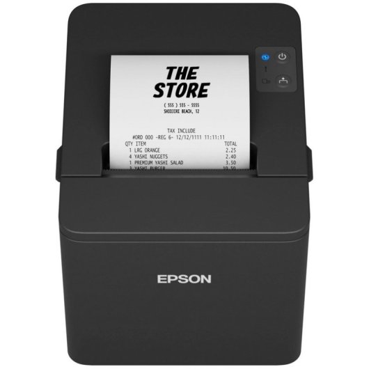 Imprimantes thermiques USB Epson TM-T20IV avec découpeuse automatique et prise en charge des codes-barres