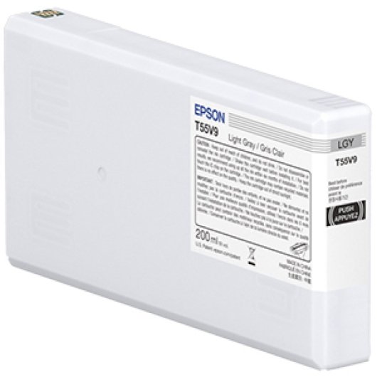 Cartucho Epson UltraChrome Pro10 Gris 200ml Original Compatible SureColor P5360