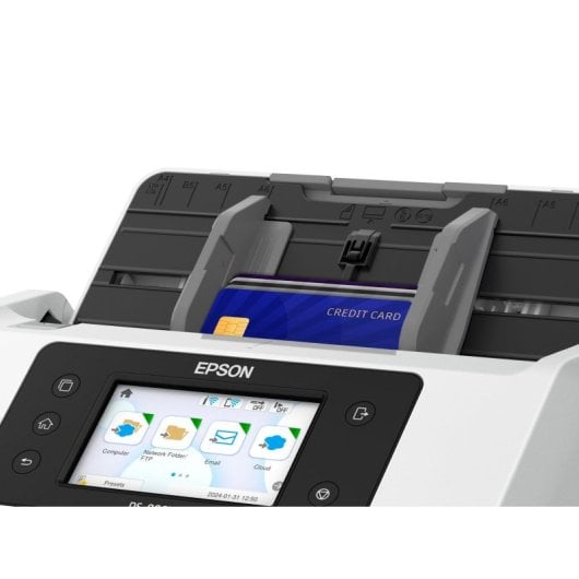 Escáner Epson WorkForce DS-900WN 600x600 DPI Dúplex ADF WiFi 100 hojas Táctil
