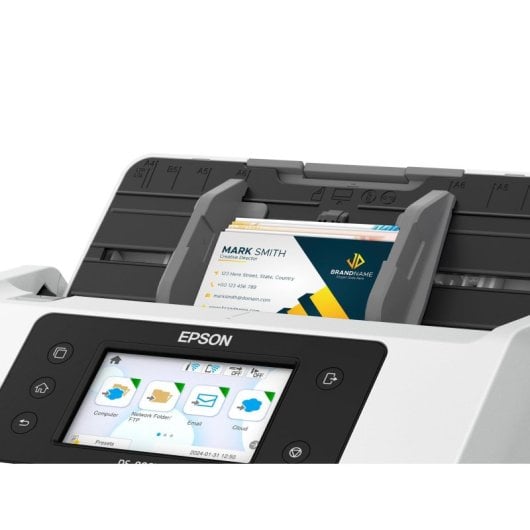 Escáner Epson WorkForce DS-900WN 600x600 DPI Dúplex ADF WiFi 100 hojas Táctil