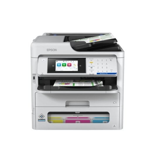 Multifunción Epson Inkjet Color WorkForce Pro EM-C800RDWF WiFi Dúplex Seguridad