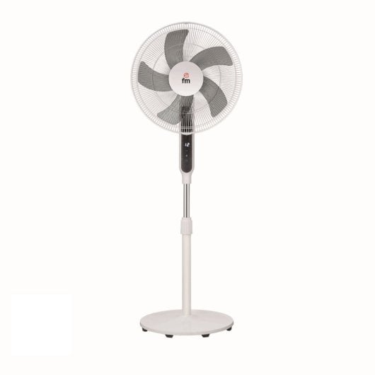 Ventilador FM Calefacción iP-40 DC Blanco 12 Velocidades 40cm Temporizador Mando