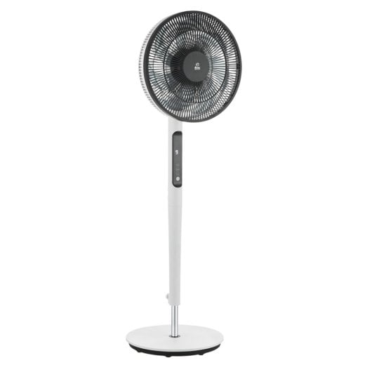 Ventilador FM Calefacción P-420 DC 40cm Negro 9 velocidades Oscilación 120° Piso