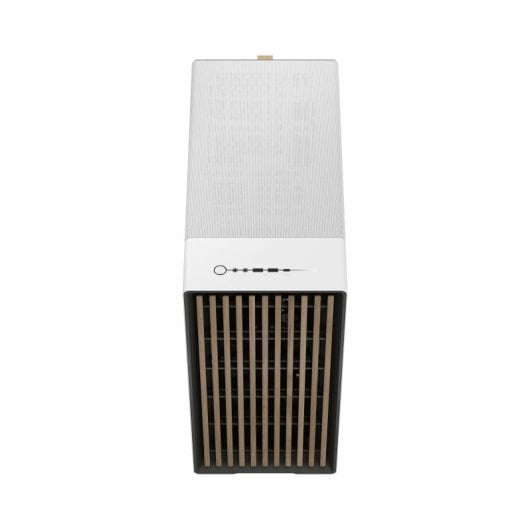 Torre Fractal Design North Blanco Acero Madera ATX sin Ventana 3x140mm USB-C