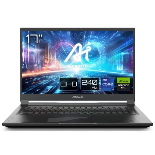Laptop Gigabyte 17,3″ i9-13980HX 32GB 2TB SSD RTX 4070 QHD 240Hz RGB Windows 11 Home