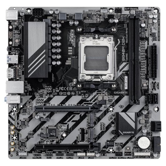 Carte mère Gigabyte B840 AM5 micro ATX 128 Go DDR5 PCIe 4.0 2,5 GbE Realtek ALC897