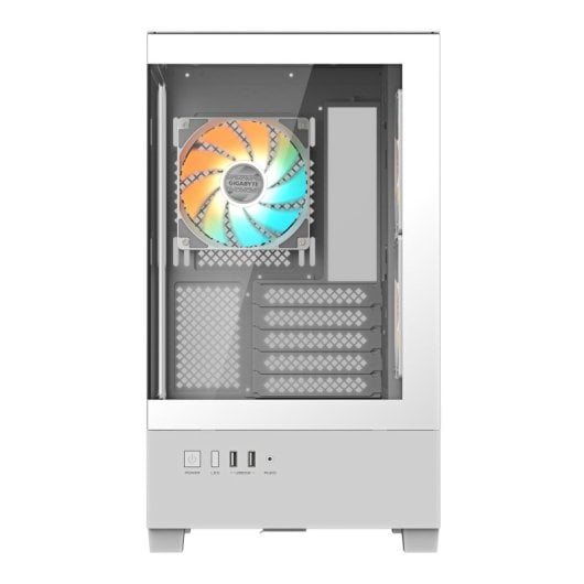 Gigabyte C201 Panoramic Ice Midi Tower M-ATX RGB Vidro Temperado Branca