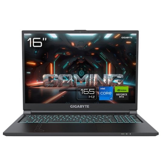 Portátil Gigabyte G6 KF-H3ES854KD 16? i7-13620H 16GB 1TB SSD RTX 4060 Wi-Fi 6E RGB
