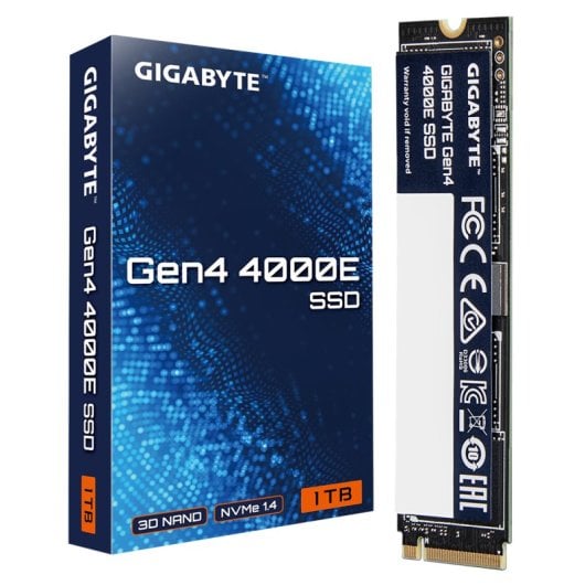 Disco Duro Gigabyte Gen4 4000E SSD 1TB M.2 NVMe PCIe 4.0 4000MB/s 3D NAND 2280 Ultra Rápido