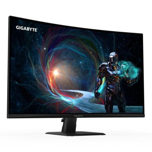Monitor Gigabyte 31.5? QHD 180Hz VA Curvo FreeSync HDR 1ms Eyesafe 2.0
