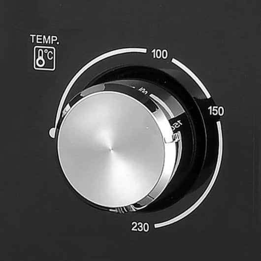 Haeger 45L Schwarzer Elektroofen mit Konvektion und mechanischem Timer