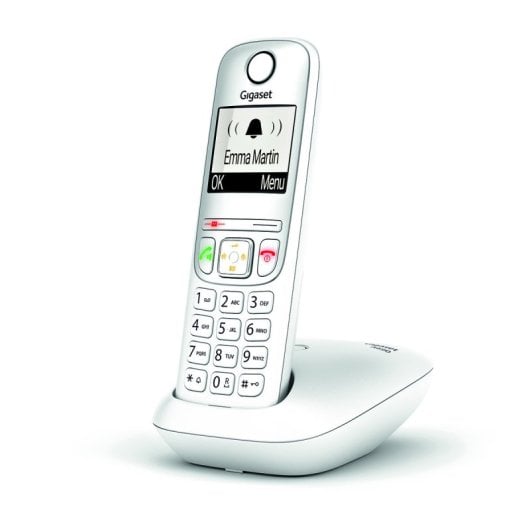 Teléfono inalámbrico Gigaset A690 Blanco LED 2” Altavoz 100 contactos GAP ECO