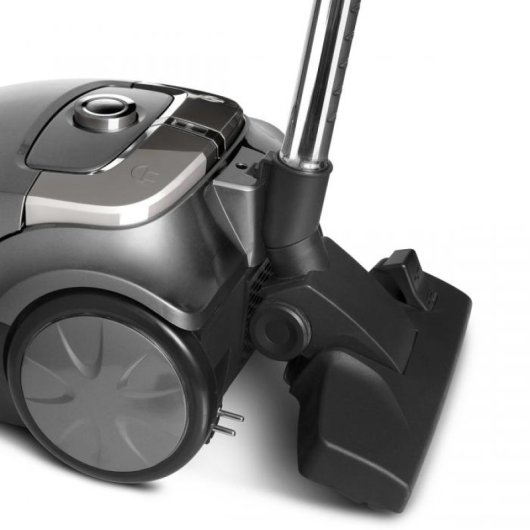 Aspirador Haeger Dark Shine 700 W com potência variável, filtro HEPA e depósito sem saco