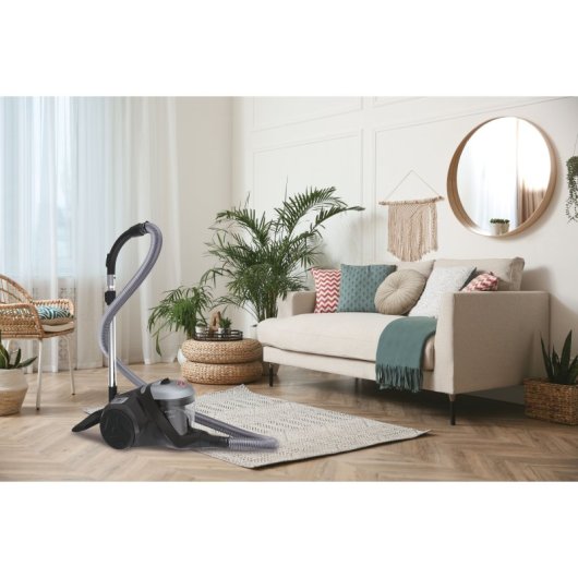 Hoover H-POWER 300 850W beutelloser Bodenstaubsauger mit XL-Tank und EPA-Filter, Tierpflege