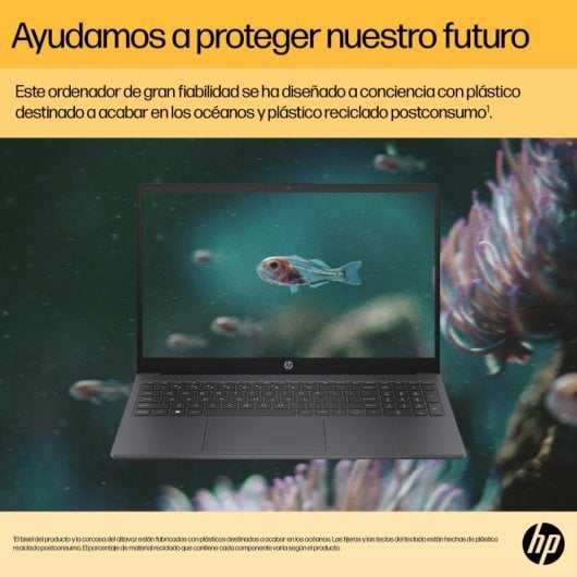 HP 15-fc0115ns 15.6" AMD Ryzen 7 7730U 16GB 512GB SSD Radeon Wi-Fi 6 Plata