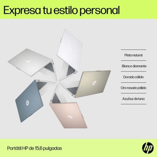 Portátil HP 15-fd0058ns 15.6? i5-1334U 8GB 512GB SSD FreeDOS Plata Natural