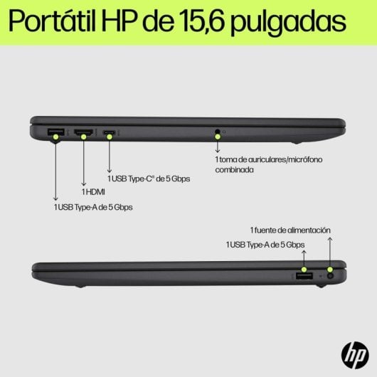 Portátil HP 15,6? Intel Core i5-1334U 8GB 512GB SSD Windows 11 Azul lunar