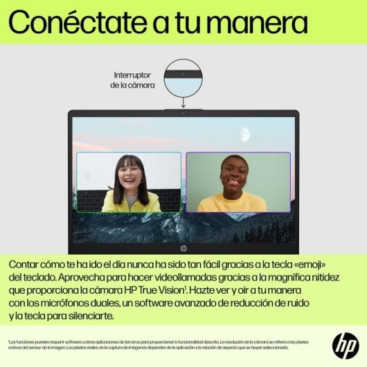 HP 15-fd0061ns 15.6? Intel Core i7 1355U 8GB 512GB SSD Wi-Fi 6E Windows 11 Plata