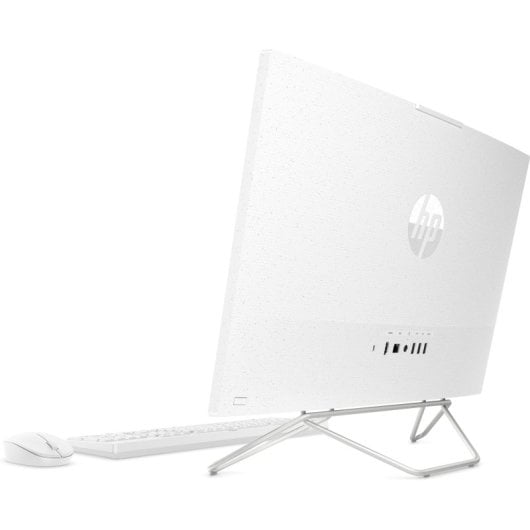 Ordinateur de bureau tout-en-un HP 24-cb1027ns, Intel Core i3-1215U, 8 Go, SSD 512 Go, écran Full HD 23,8 pouces, blanc, W11 Home