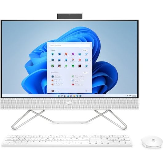 Ordinateur de bureau HP 24-cb1078ns Intel Core i3-1215U 8 Go 512 Go SSD Wi-Fi 6 23,8" IPS FHD IPS Clavier inclus