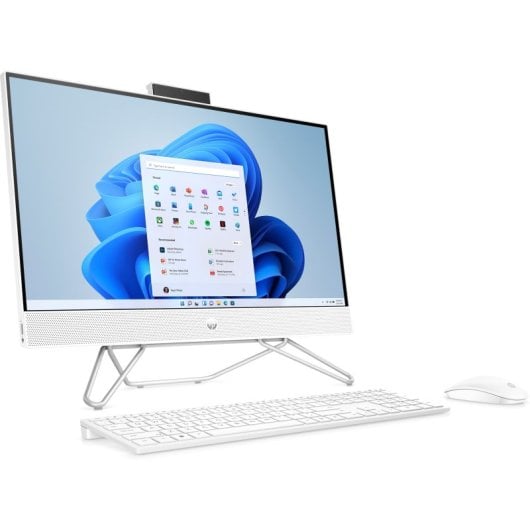 Ordinateur de bureau HP 24-cb1078ns Intel Core i3-1215U 8 Go 512 Go SSD Wi-Fi 6 23,8" IPS FHD IPS Clavier inclus
