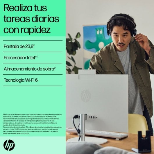 PC Sobremesa HP 24-cr0050ns i5-1335U 16GB 512GB SSD FHD IPS WiFi6 Sostenible