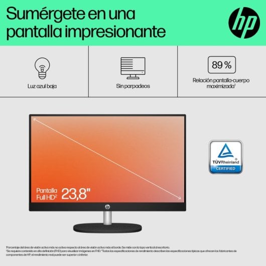 All in One HP 24-cr0110ns AMD Ryzen 5 7520U 16GB 1TB SSD 23.8" FHD