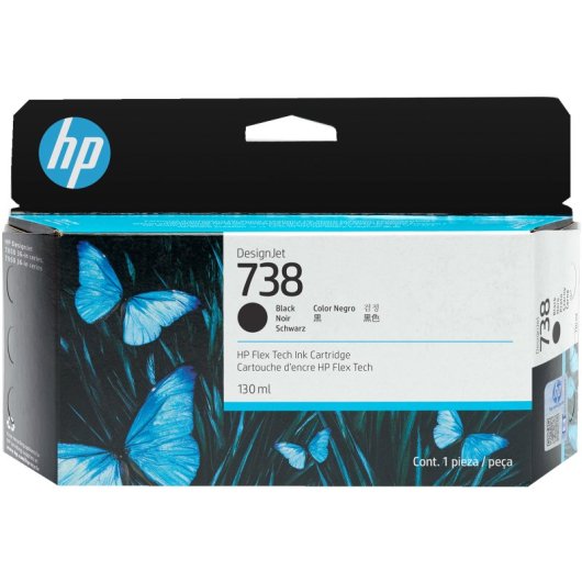 HP DesignJet T850 T950 Schwarz 130 ml OEM Standard-Tintenpatrone