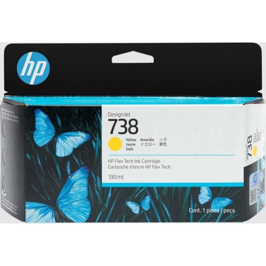 Cartucho de tinta HP DesignJet 738 Amarillo 130ml Original T850 T950