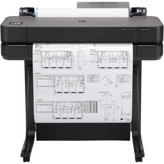 Impresora Inyección de Tinta Wi-Fi HP con corte de hojas y A1 para oficina técnica