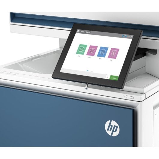Imprimante laser Ethernet HP LaserJet A4 avec recto verso, sécurité avancée et scanner couleur