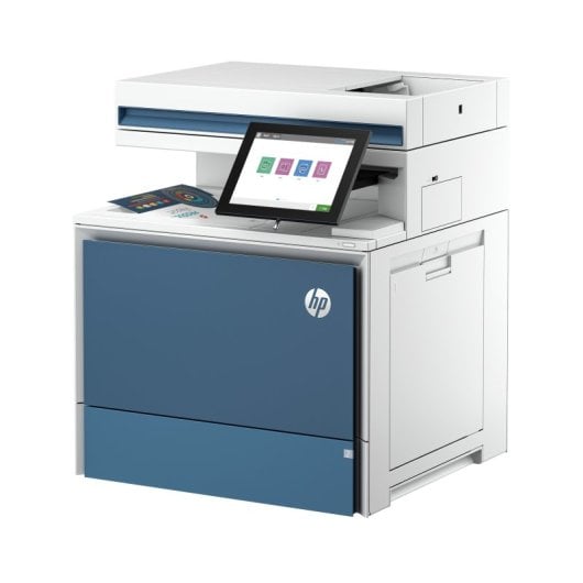 Imprimante laser Ethernet HP LaserJet A4 avec recto verso, sécurité avancée et scanner couleur