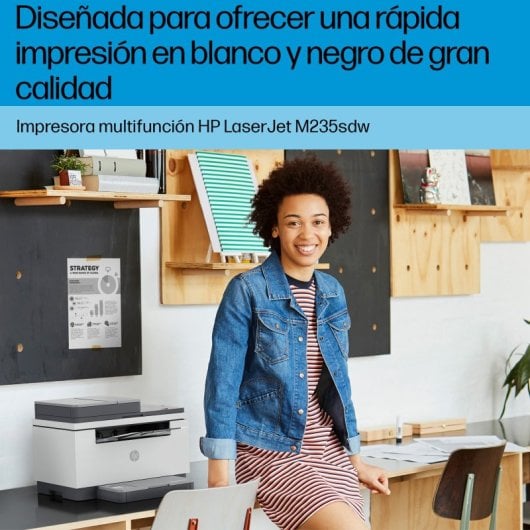 Impresora Láser Wi-Fi HP con escáner, copia, ADF y dúplex automático