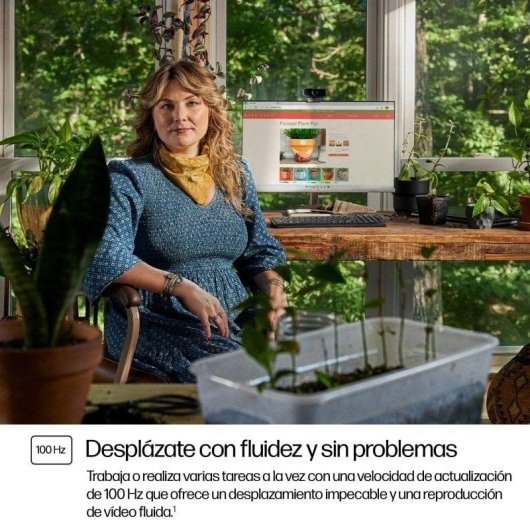 Écran PC HP Série 5 23,8'' Full HD 100Hz IPS Micro-Edge 5ms Argent