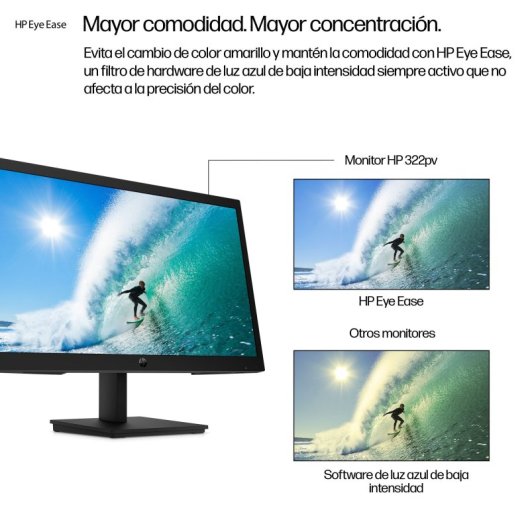 HP Series 3 Pro 322pv 21.4" 1080p 100Hz VA Mate Flicker Free Low Blue Light VESA HDMI