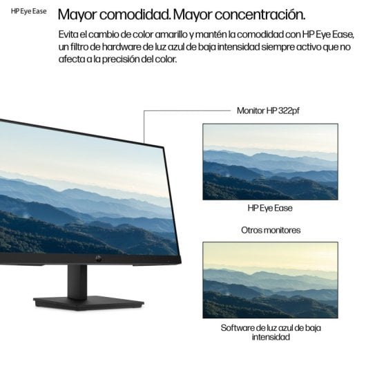 HP Series 3 Pro 322pf 21,5" FHD 100Hz IPS Flicker Free Low Blue Light DisplayPort VGA Mate