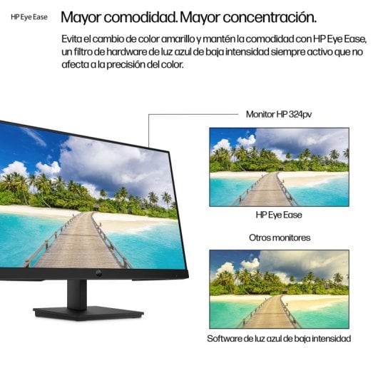 HP Series 3 Pro 324pv 23.8" 1080p 100Hz VA Low Blue Light Flicker Free Edge LED Micro-Edge