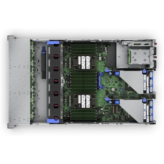 HPE Server 2U Rack Xeon Silver 4510 64 GB 91,2 TB, unterstützt RAID TPM 2.0 10 GbE, kein Betriebssystem