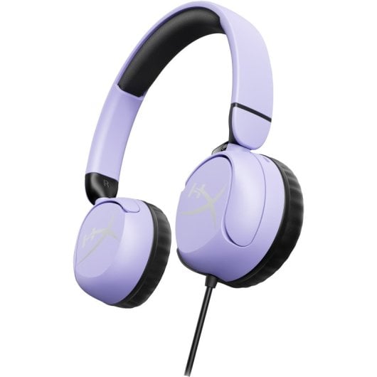 Headset gaming HyperX com fio de 3,5 mm com cancelamento de ruído ativo e microfone dobrável