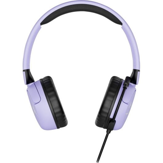Headset gaming HyperX com fio de 3,5 mm com cancelamento de ruído ativo e microfone dobrável