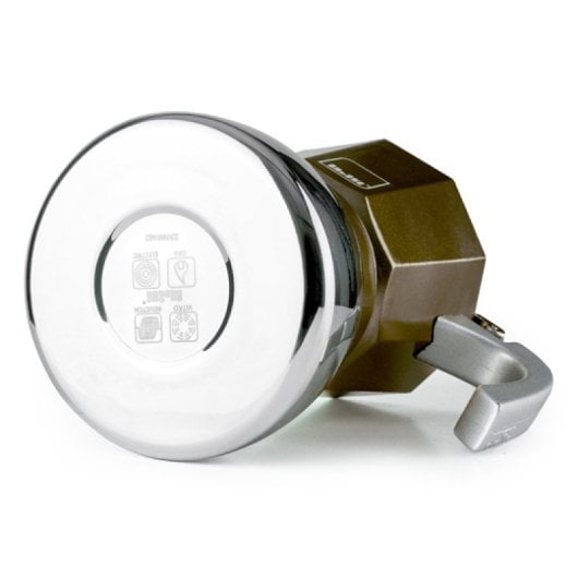 Ibili Elba, italienische Kaffeemaschine aus Aluminiumguss und Edelstahl, 0,6 l, Sockel 13 cm, Widerstand. Ruhe in Frieden
