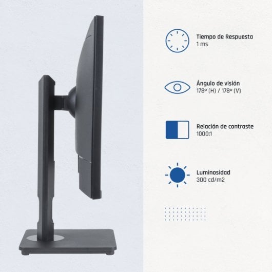 Monitor iggual 27″ FHD 100Hz IPS Pivotante Marco Ultrafino VESA Ajuste Altura