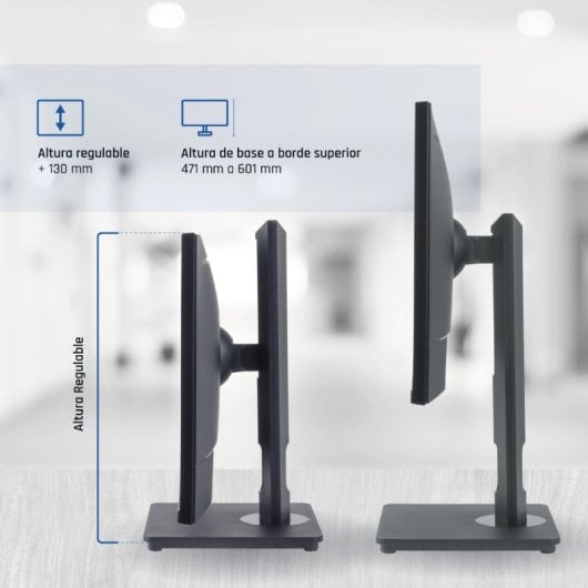 Monitor iggual 27″ FHD 100Hz IPS Pivotante Marco Ultrafino VESA Ajuste Altura