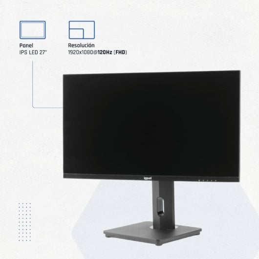 Monitor iggual 27″ FHD 100Hz IPS Pivotante Marco Ultrafino VESA Ajuste Altura
