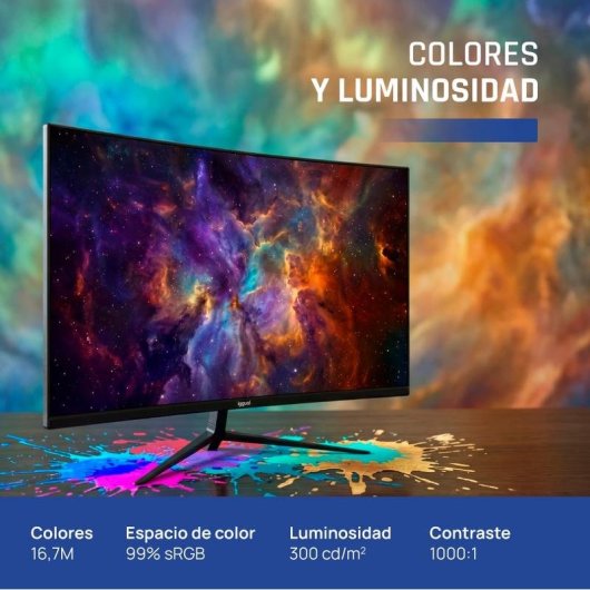 Monitor iggual ML27S 27" FullHD 120 Hz IPS 1 ms sin marcos