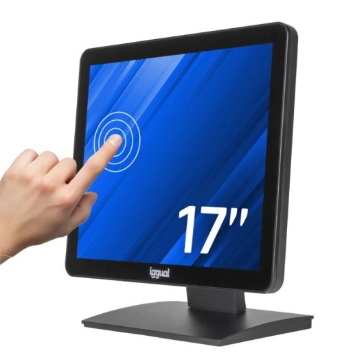 Monitor táctil iggual MTL17X 17? capacitivo 10 puntos 1280x1024 HDMI VGA peana regulable